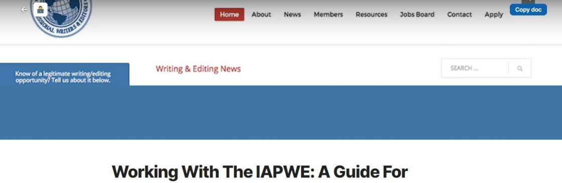 IAPWE Cover Image