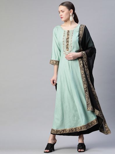 Anarkali Kurtis: Long Designer Anarkali Style Kurti Dress Online